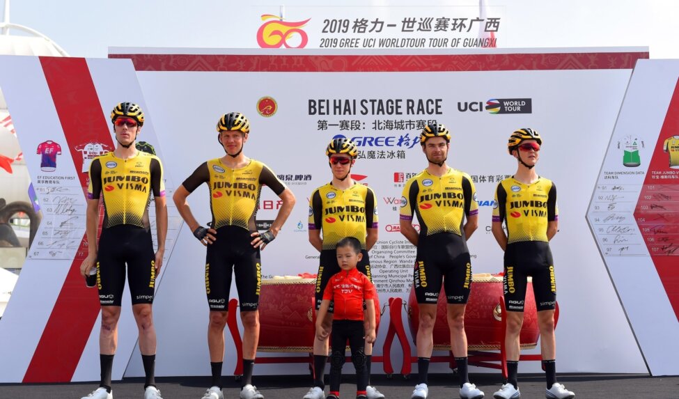 A look behind the scenes at Team Jumbo-Visma in China