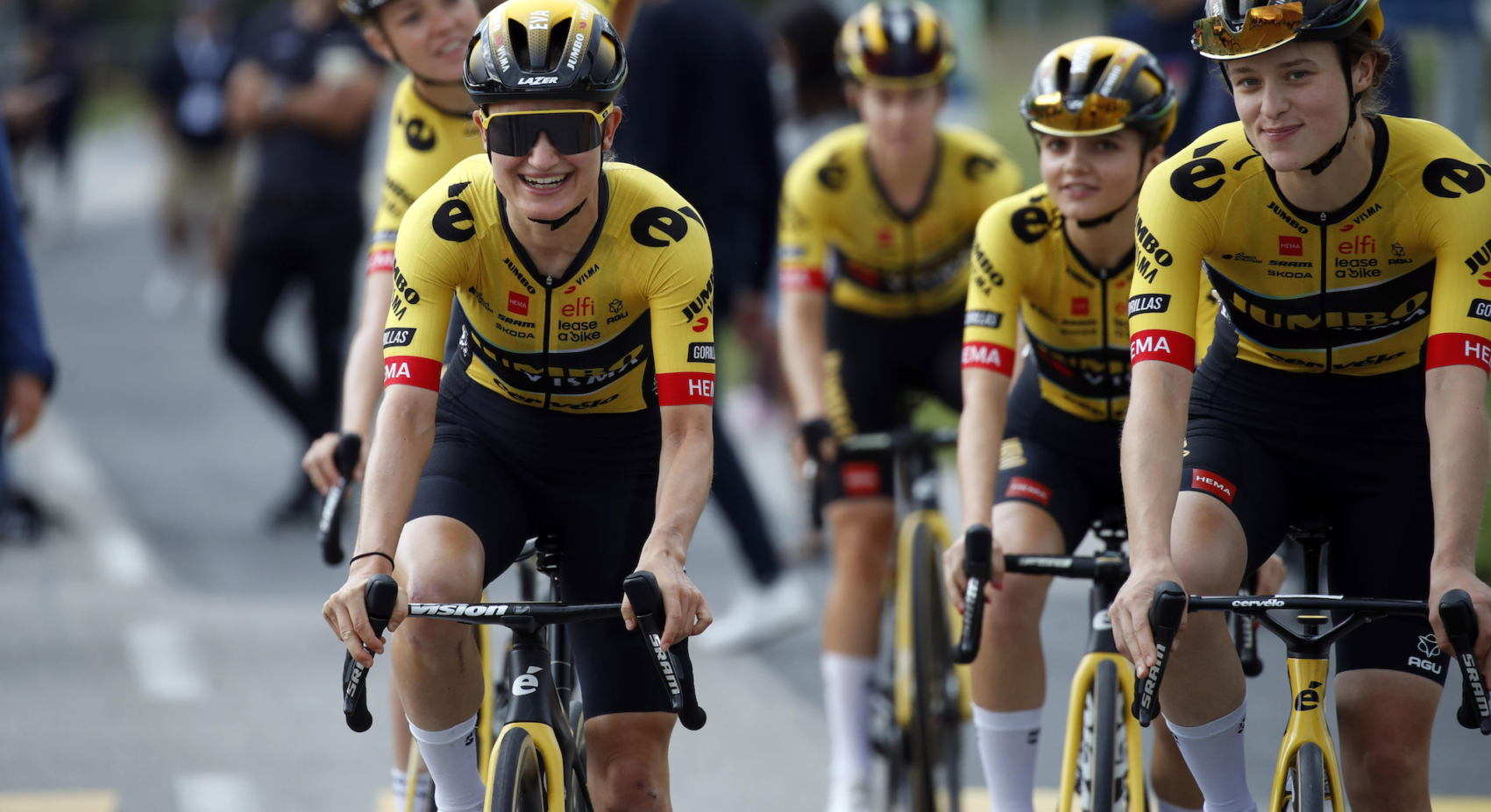 Team Jumbo-Visma Women not in contention for podium in second stage Tour de Romandie Féminin	